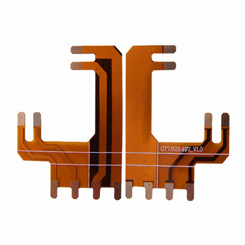Pi medžiaga 0,12 mm 2 sluoksnių lanksti PCB